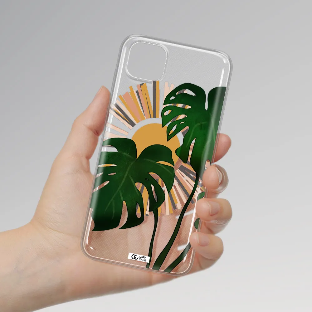 Monstera Leaf Huawei Honor 9S Clear TPU Case