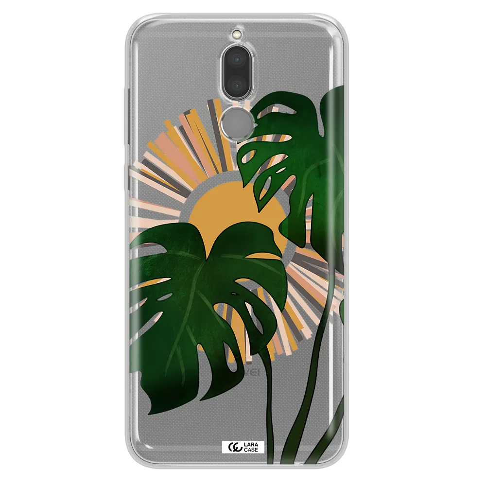 Monstera Leaf Huawei Mate 10 Lite Clear TPU Case