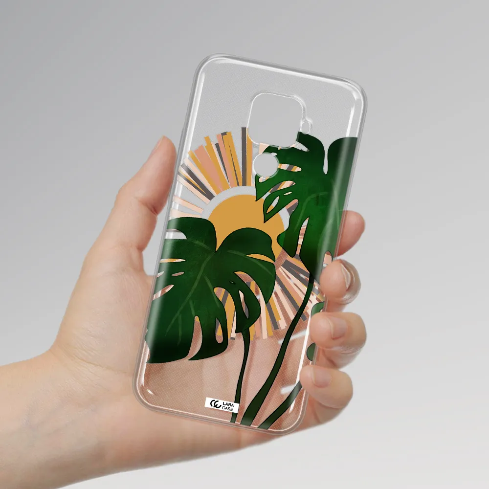 Monstera Leaf Huawei Mate 30 Lite Clear TPU Case