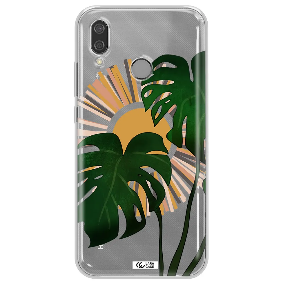Monstera Leaf Huawei P20 Lite Clear TPU Case