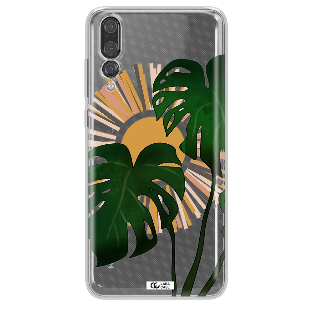 Monstera Leaf Huawei P20 Pro Clear TPU Case