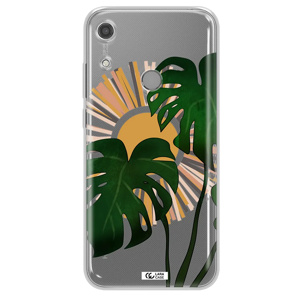 Monstera Leaf Huawei Y6S Clear TPU Case