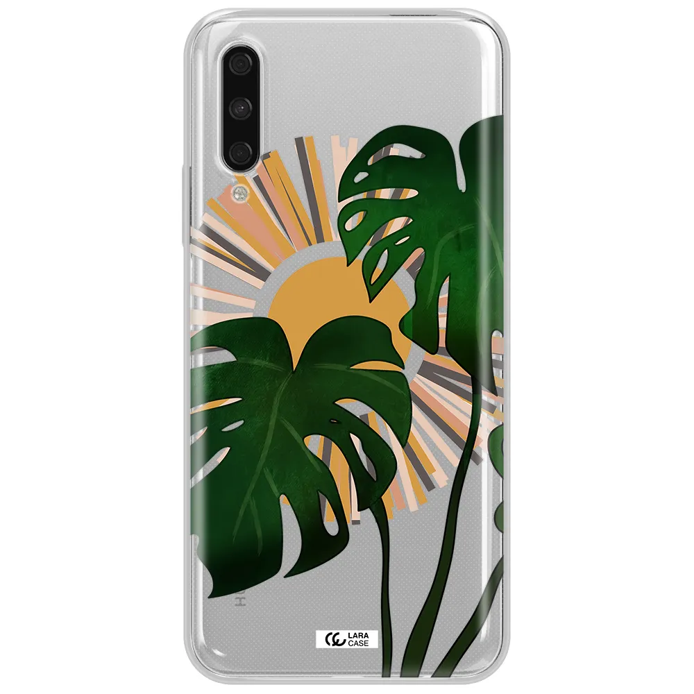 Monstera Leaf Huawei Y9S Clear Tpu Case