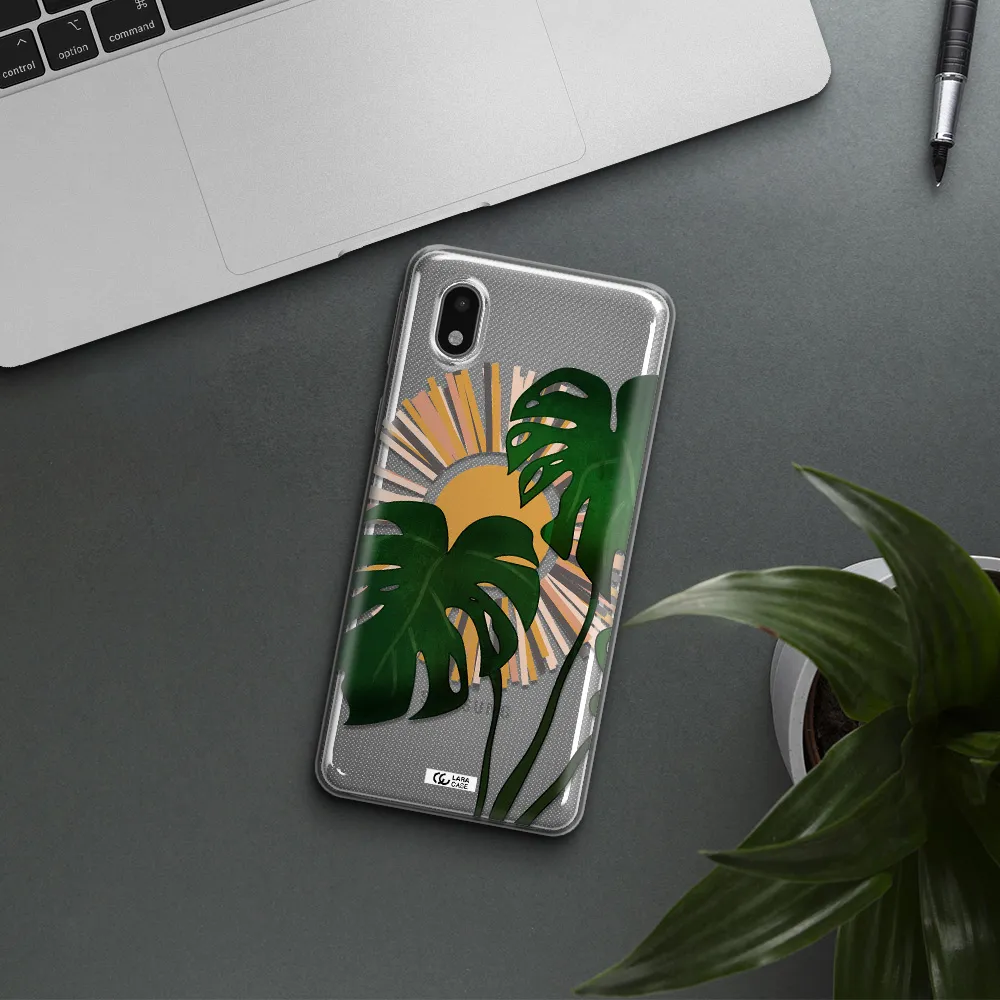 Monstera Leaf Samsung A01 Core Clear Tpu Case