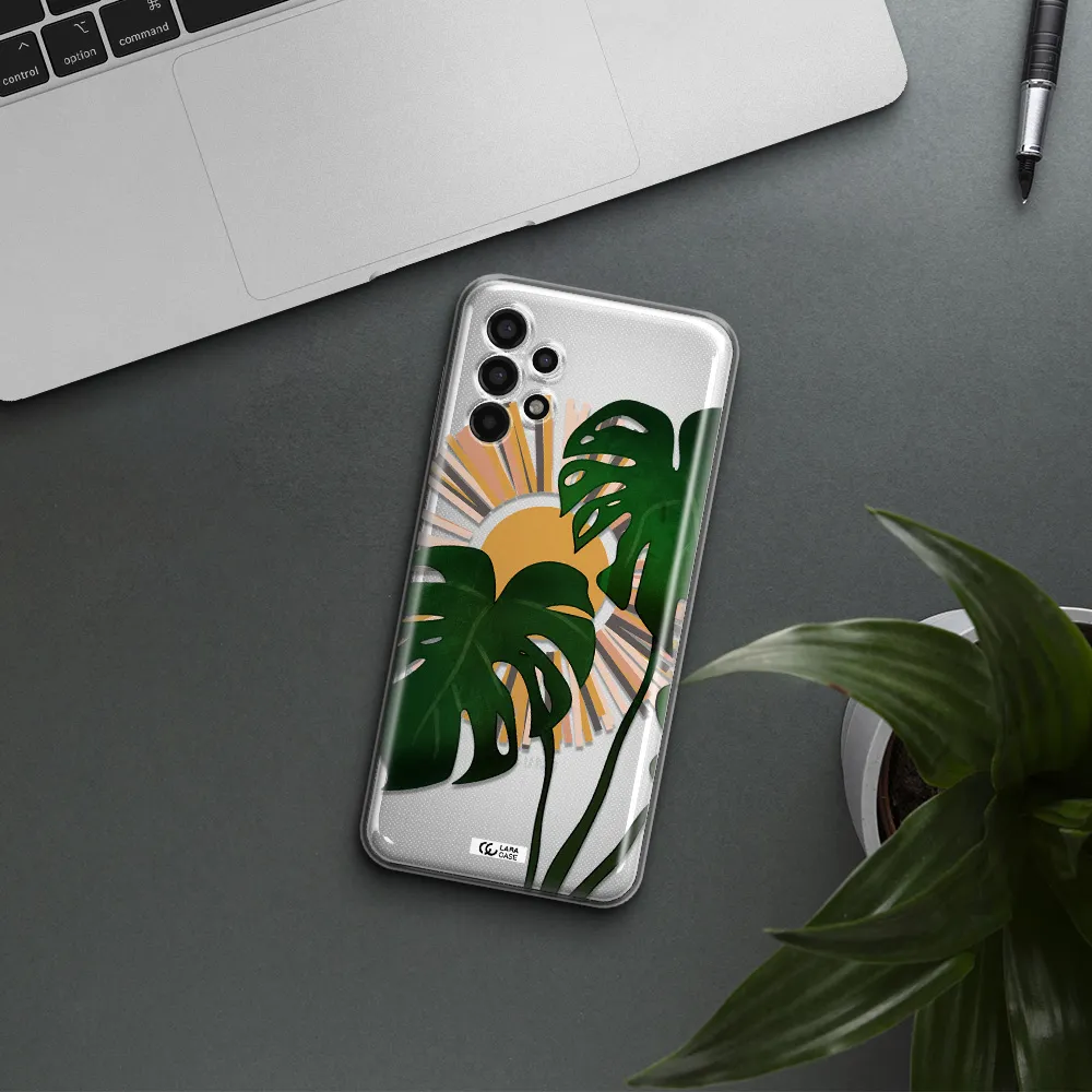 Monstera Leaf Samsung A13 4g Clear TPU Case