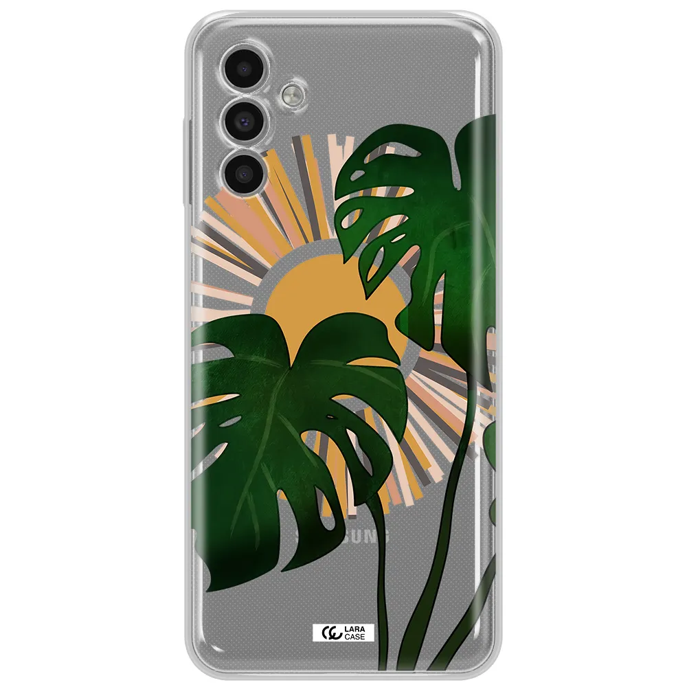 Monstera Leaf Samsung A13 5G Clear Tpu Case