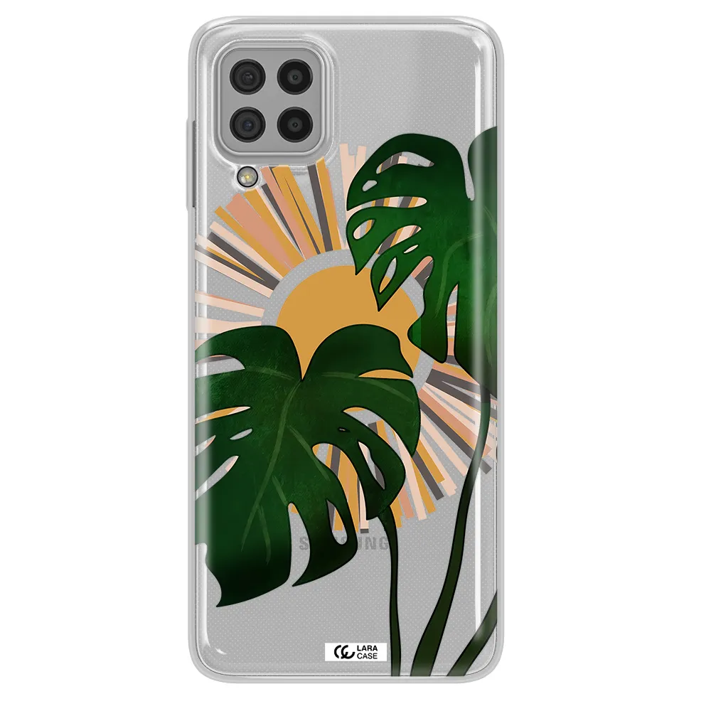 Monstera Leaf Samsung A22 4g Clear TPU Case