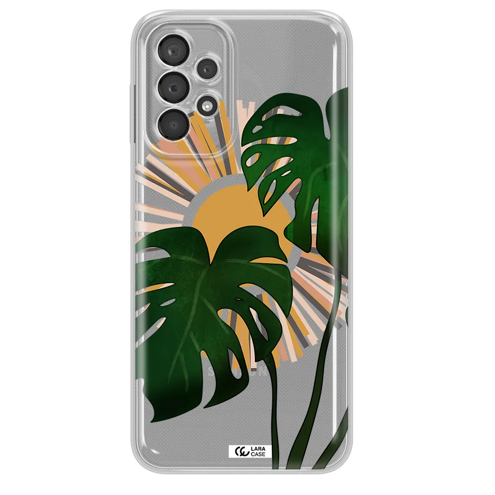 Monstera Leaf Samsung A23 5G Clear Tpu Case