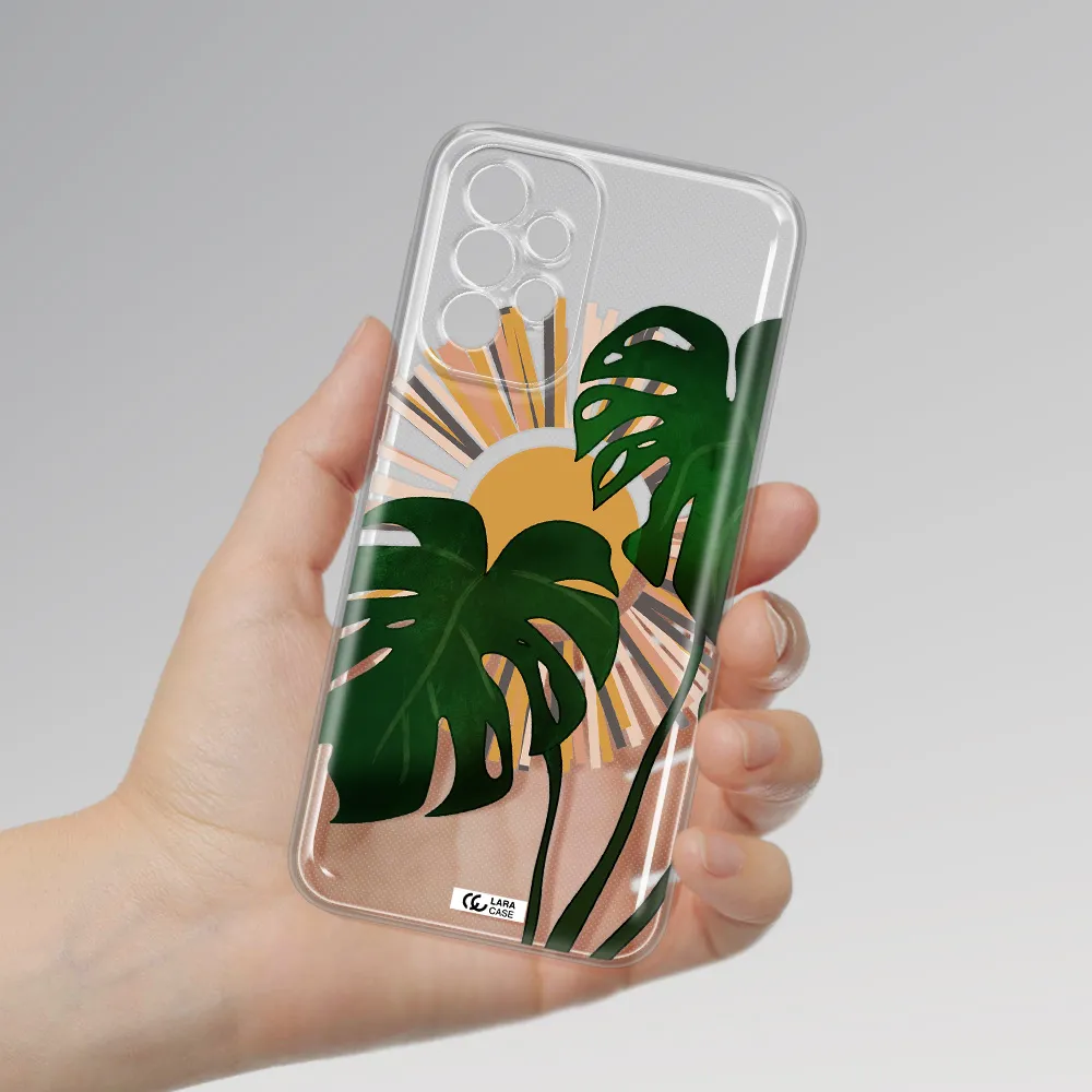 Monstera Leaf Samsung A23 5G Clear Tpu Case