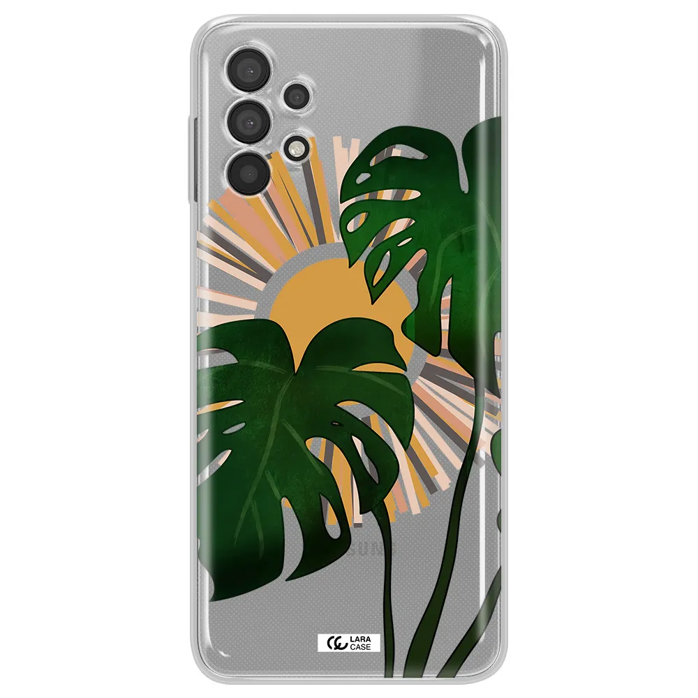 Monstera Leaf Samsung A32 4G Clear Tpu Case