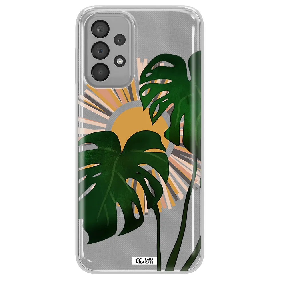 Monstera Leaf Samsung A33 Clear TPU Case