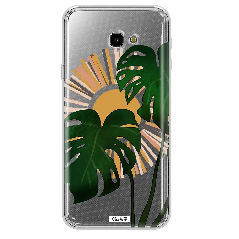 Monstera Leaf Samsung J4 Plus Clear TPU Case