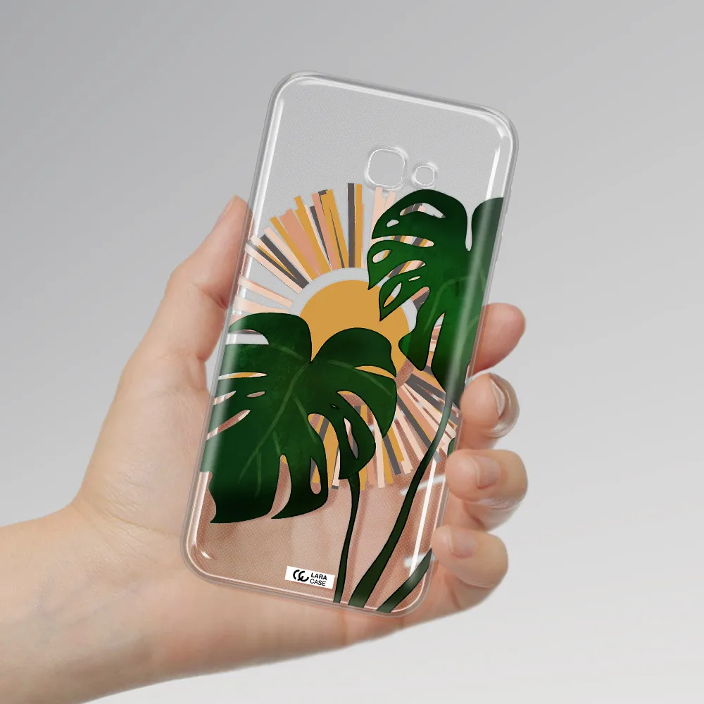 Monstera Leaf Samsung J4 Plus Clear TPU Case