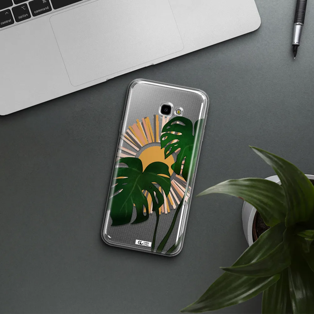 Monstera Leaf Samsung J4 Plus Clear TPU Case