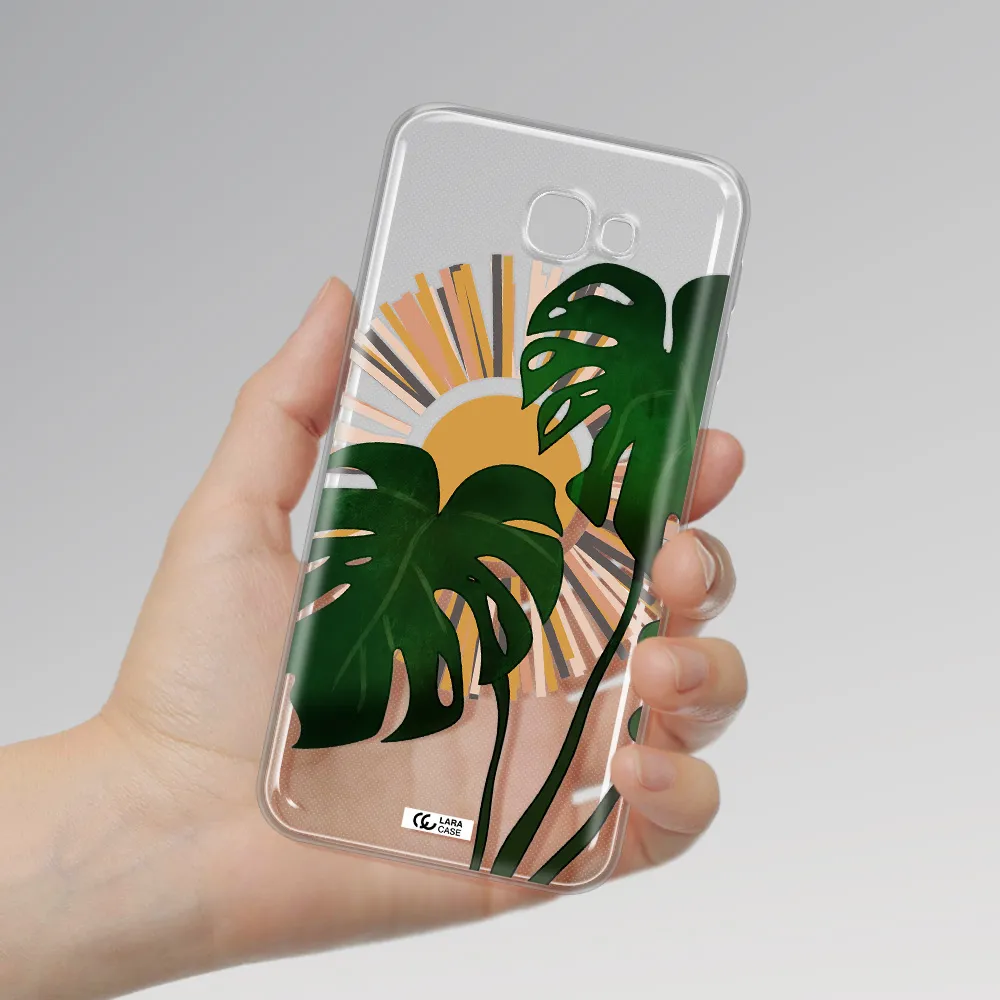 Monstera Leaf Samsung J5 Prime Clear TPU Case