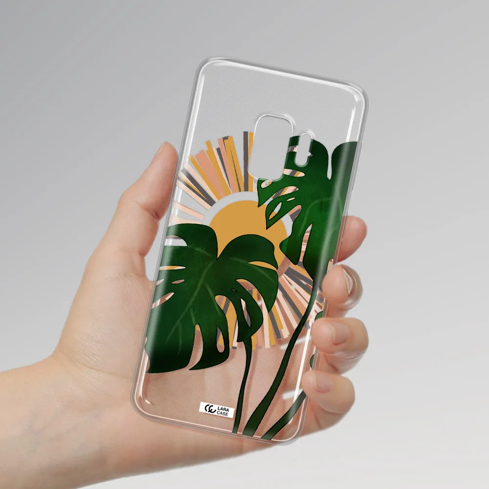 Monstera Leaf Samsung S9 Clear TPU Case
