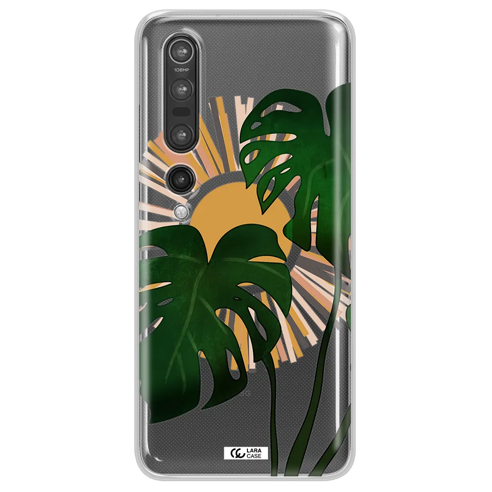 Monstera Leaf Xiaomi Mi 10 Pro Clear TPU Case