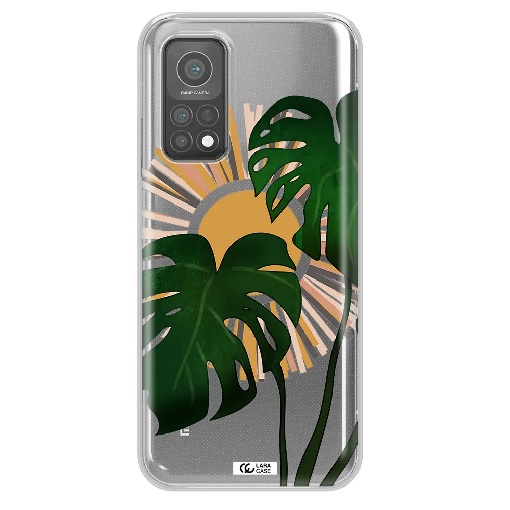 Monstera Leaf Xiaomi Mi 10 T Pro Clear TPU Case