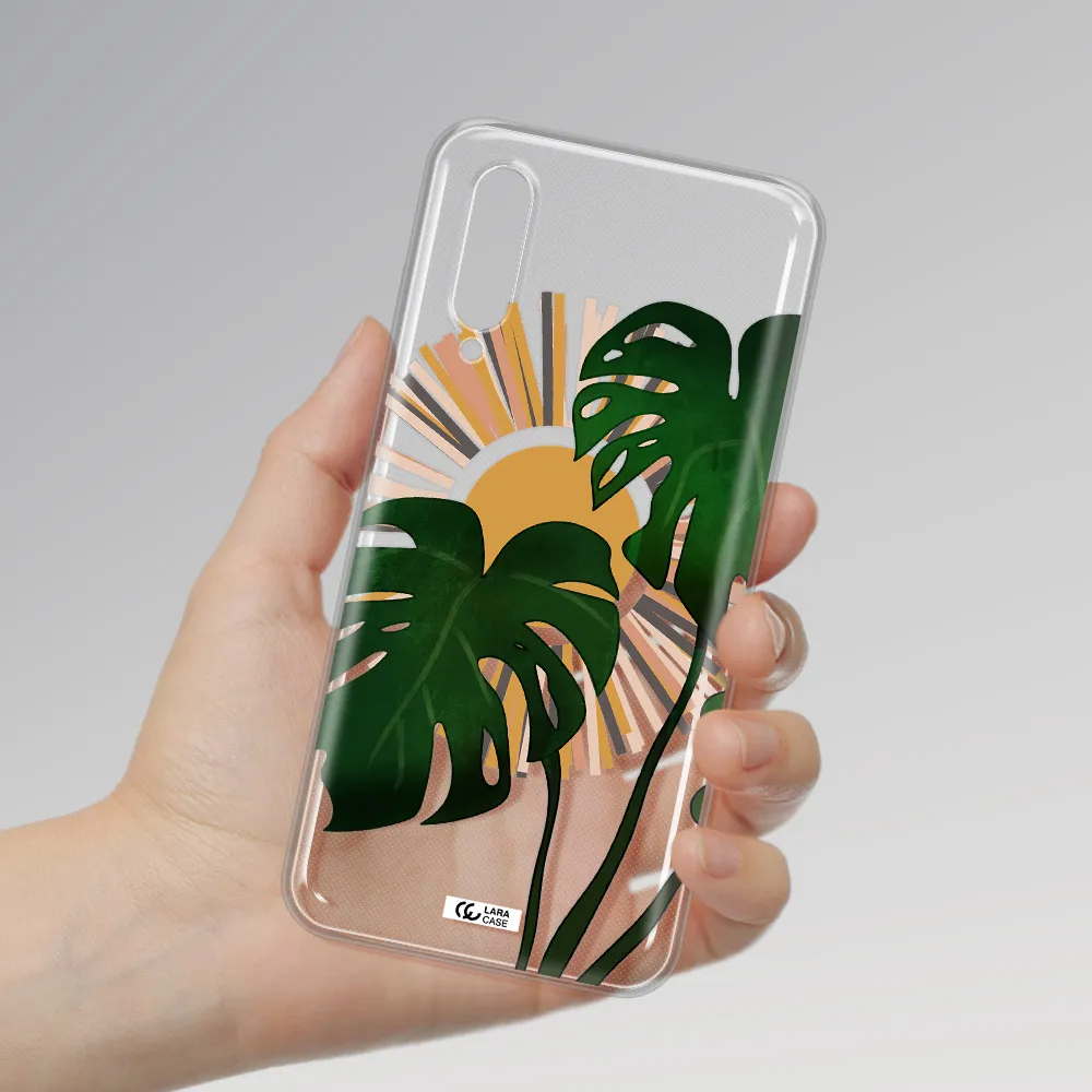 Monstera Leaf Xiaomi Mi 9 Lite Clear Tpu Case