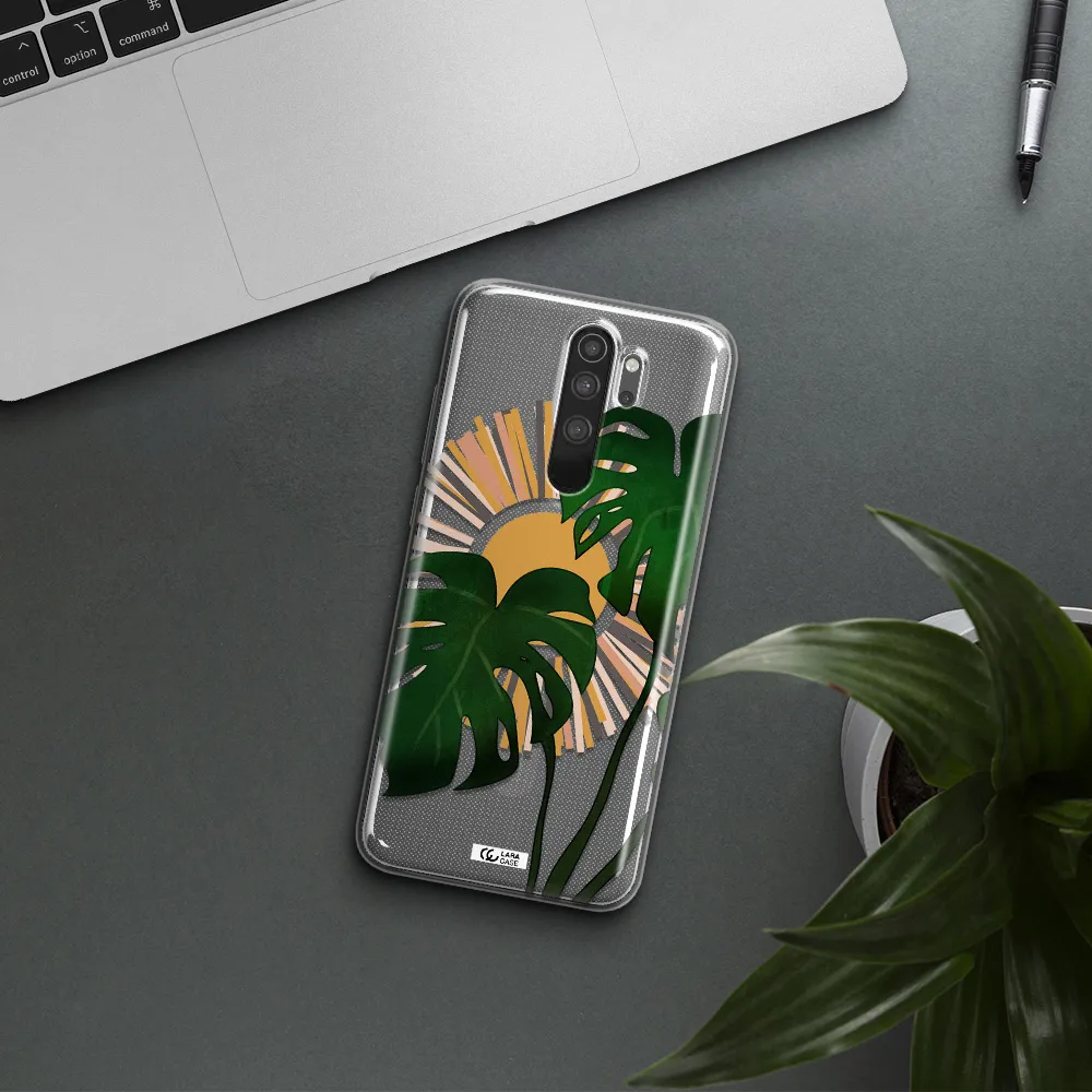 Monstera Leaf Xiaomi Note 8 Pro Clear TPU Case