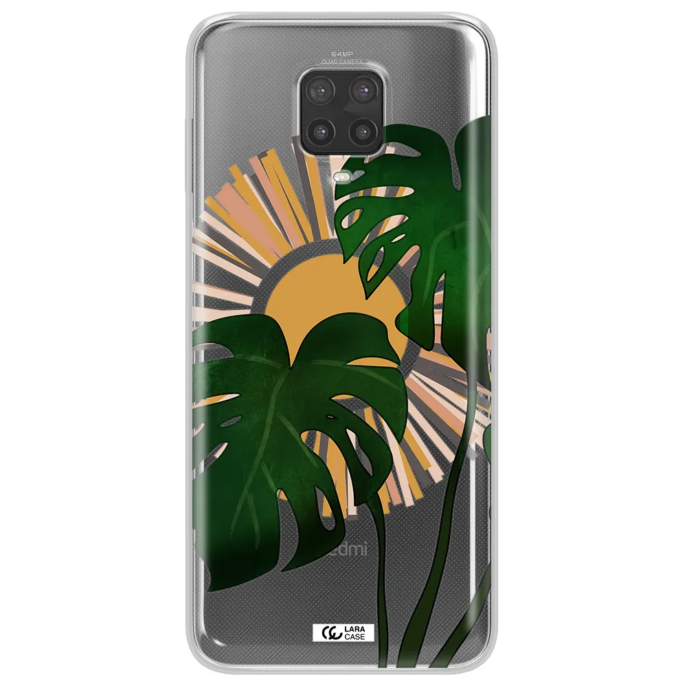 Monstera Leaf Xiaomi Note 9 Pro Clear TPU Case