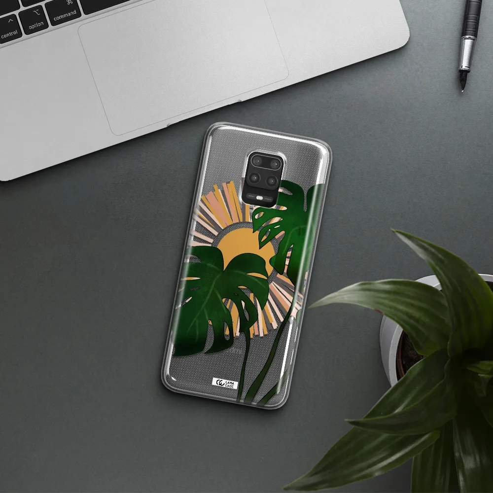 Monstera Leaf Xiaomi Note 9S Clear TPU Case