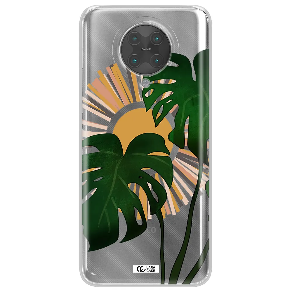 Monstera Leaf Xiaomi Poco F2 Pro Clear TPU Case