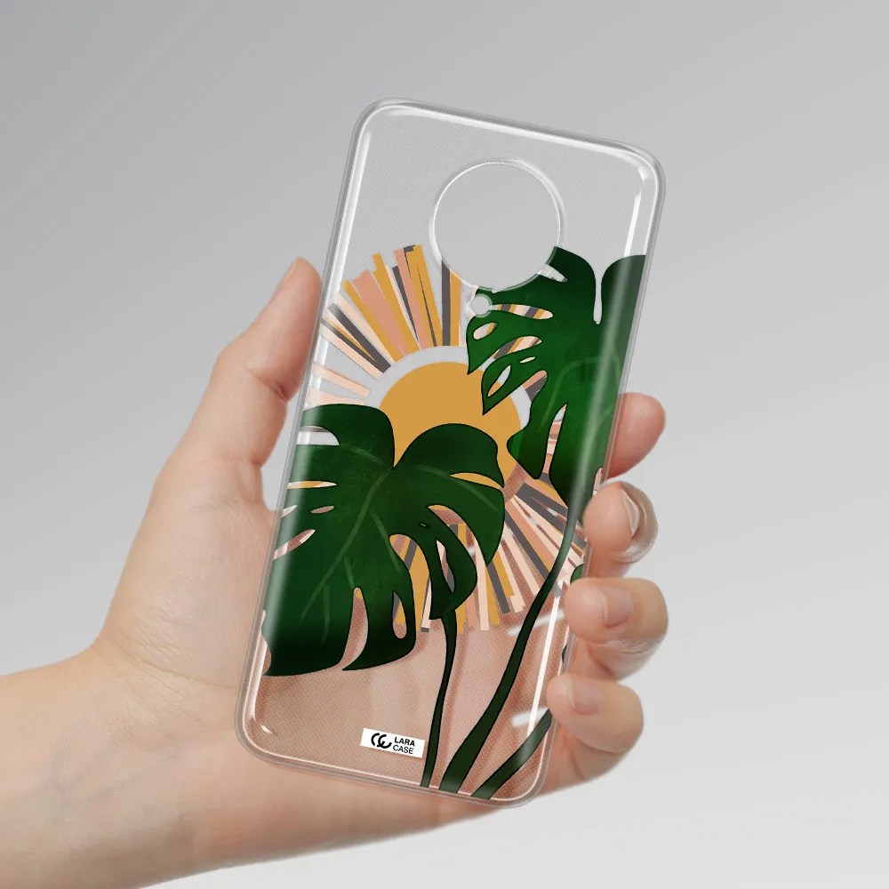 Monstera Leaf Xiaomi Poco F2 Pro Clear TPU Case