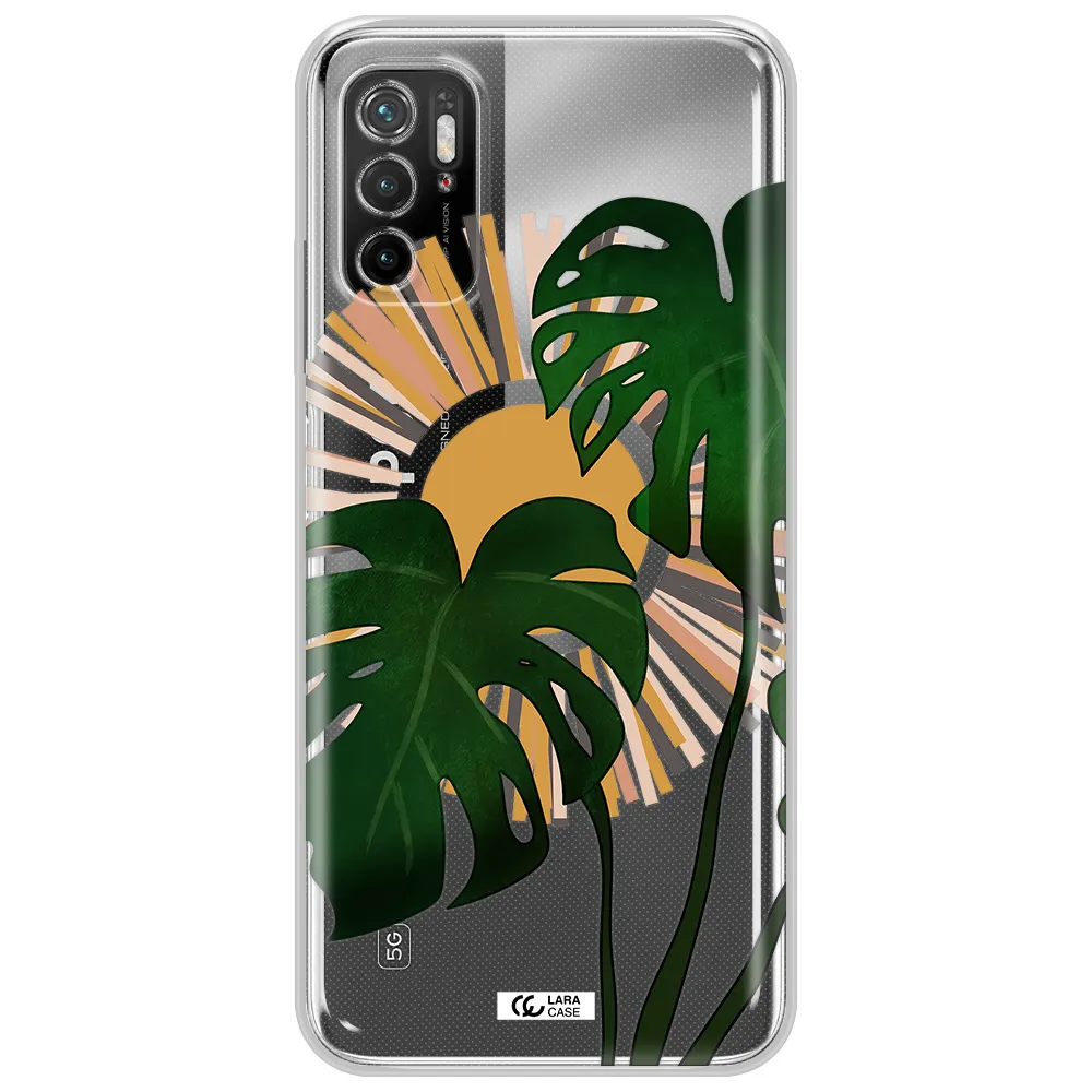Monstera Leaf Xiaomi Poco M3 Pro Clear Tpu Case