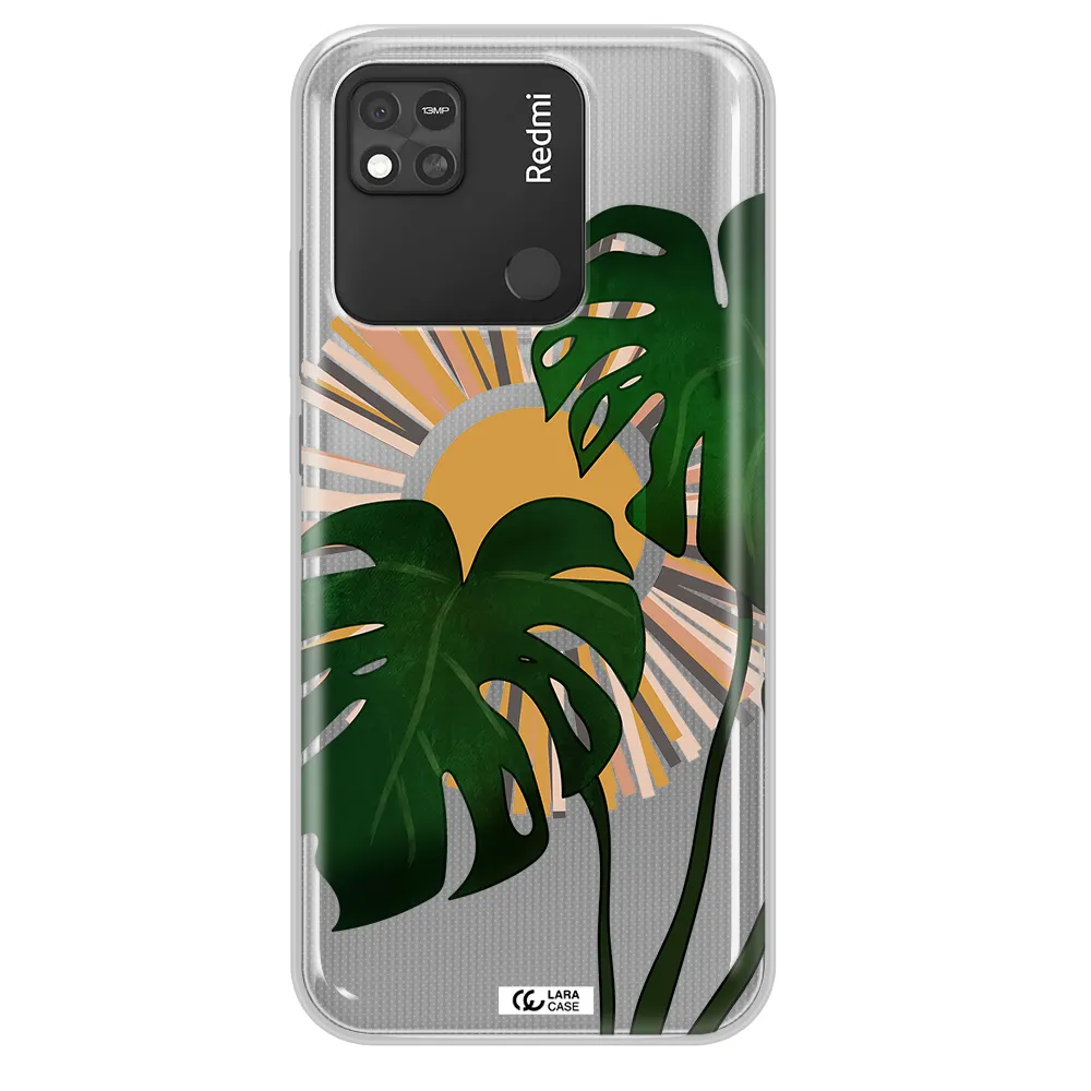 Monstera Leaf Xiaomi Redmi 10A Clear TPU Case