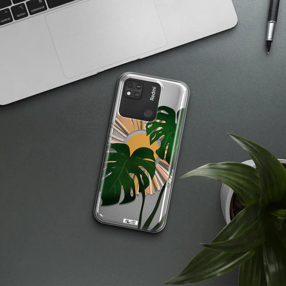 Monstera Leaf Xiaomi Redmi 10A Clear TPU Case