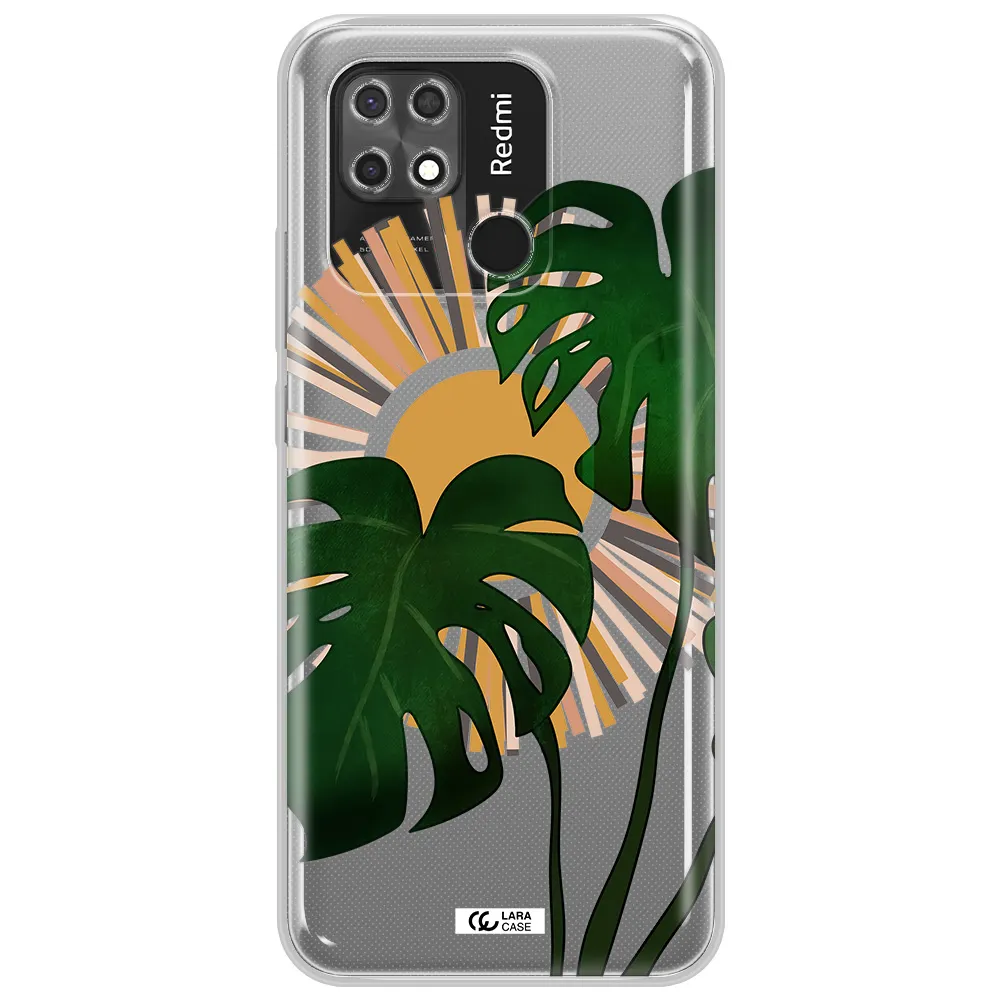 Monstera Leaf Xiaomi Redmi 10C Clear TPU Case