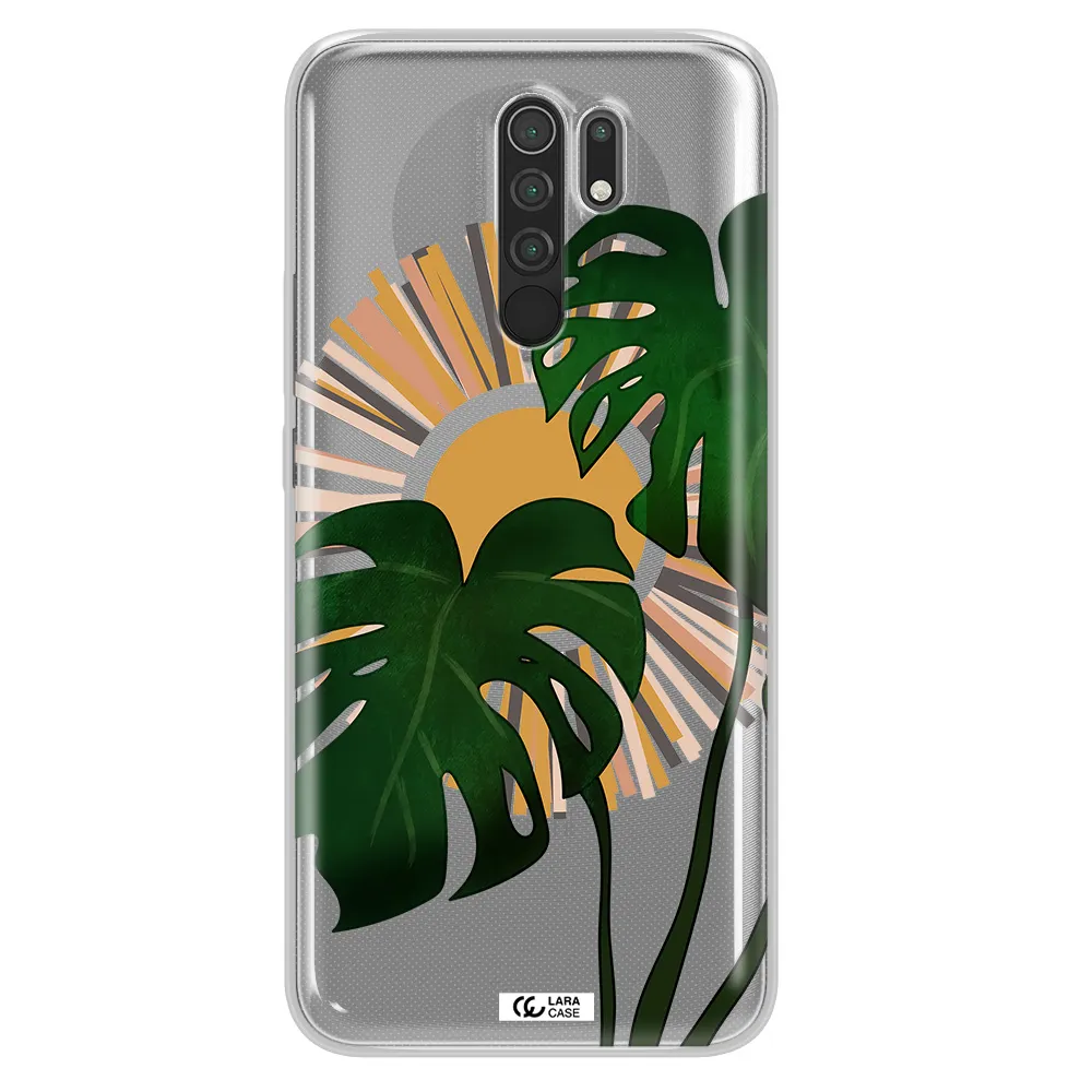 Monstera Leaf Xiaomi Redmi 9 Clear TPU Case