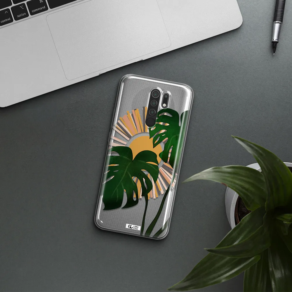 Monstera Leaf Xiaomi Redmi 9 Clear TPU Case