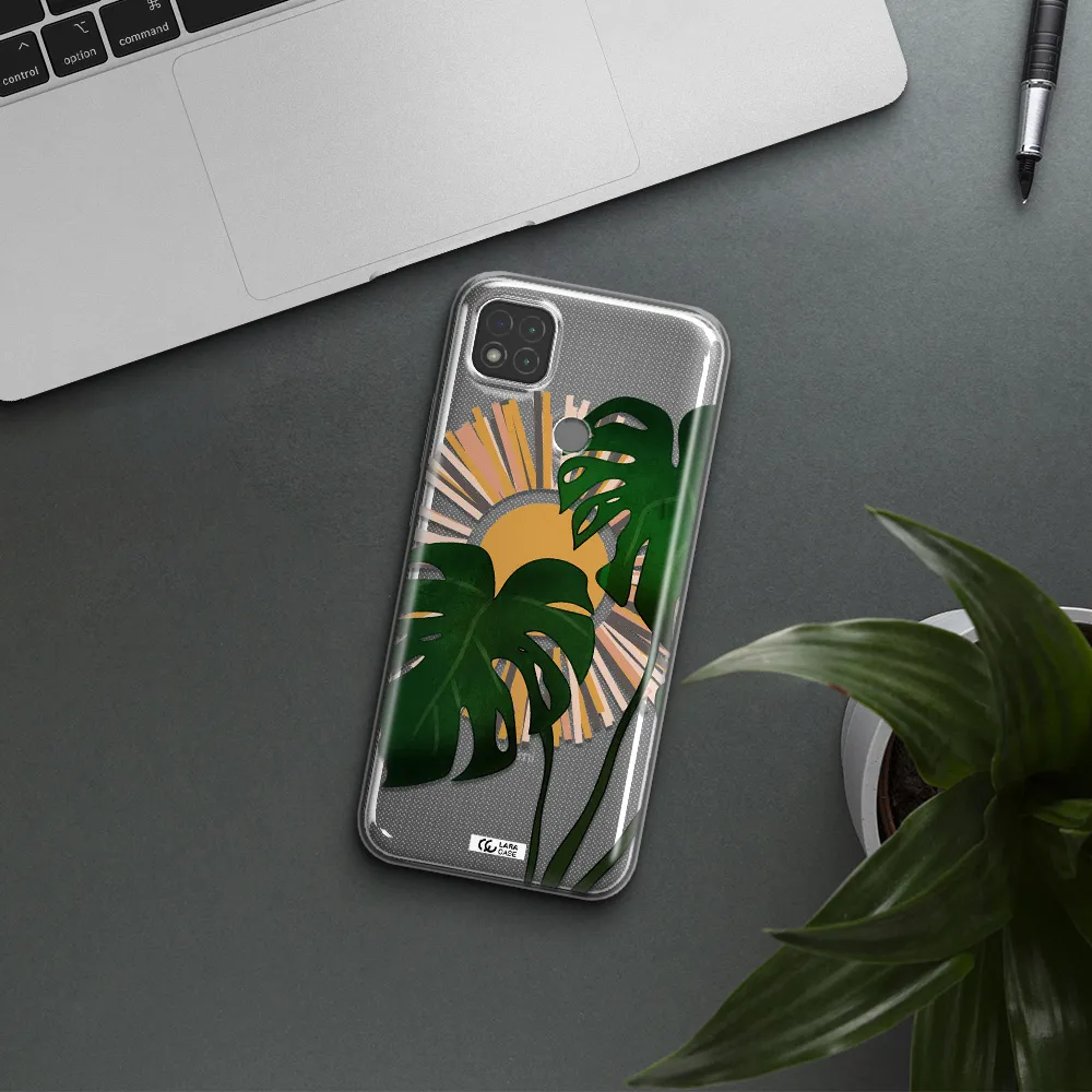 Monstera Leaf Xiaomi Redmi 9C Clear TPU Case