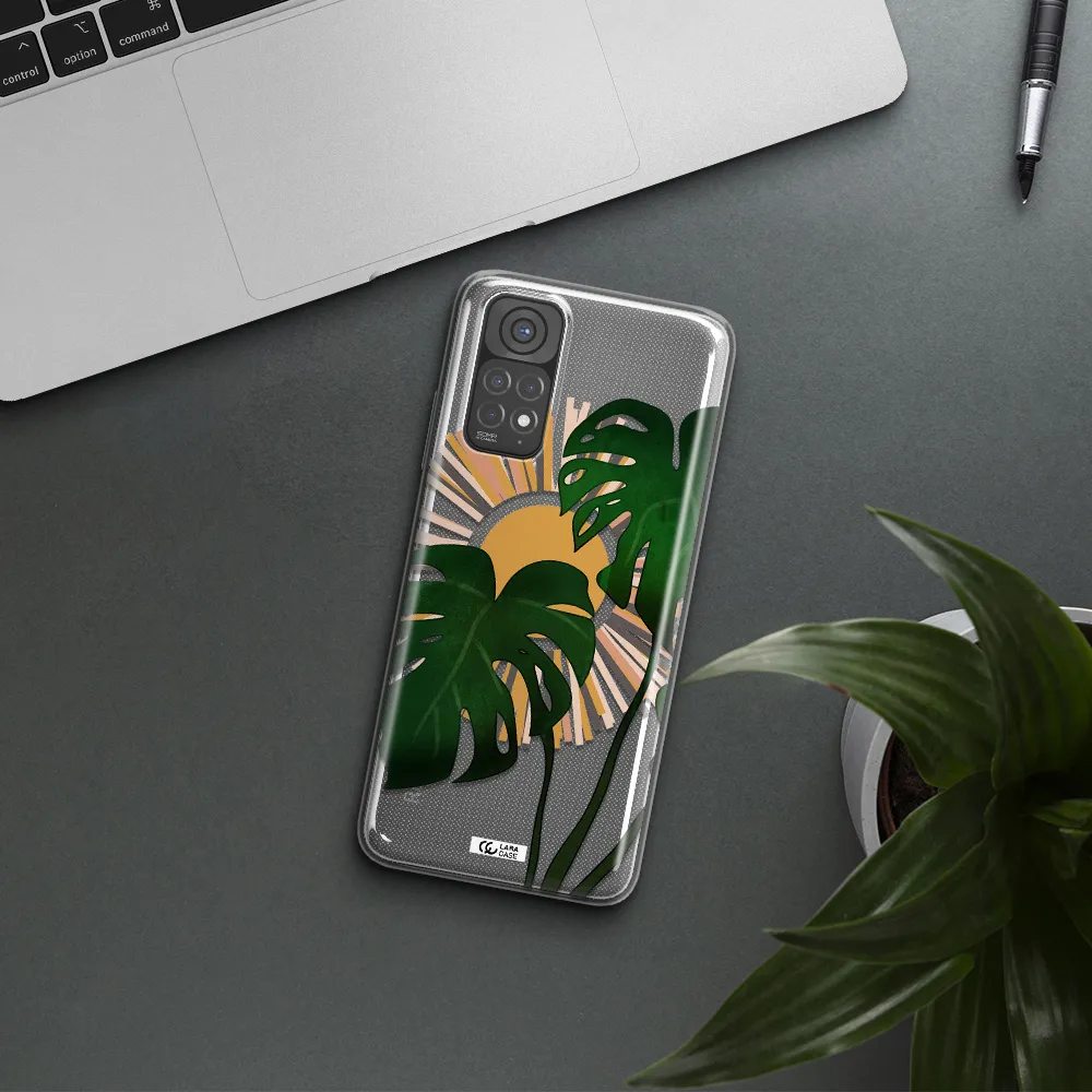 Monstera Leaf Xiaomi Redmi Note 11 Clear TPU Case
