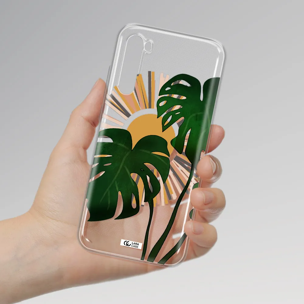 Monstera Leaf Xiaomi Redmi Note 8T Clear Tpu Case