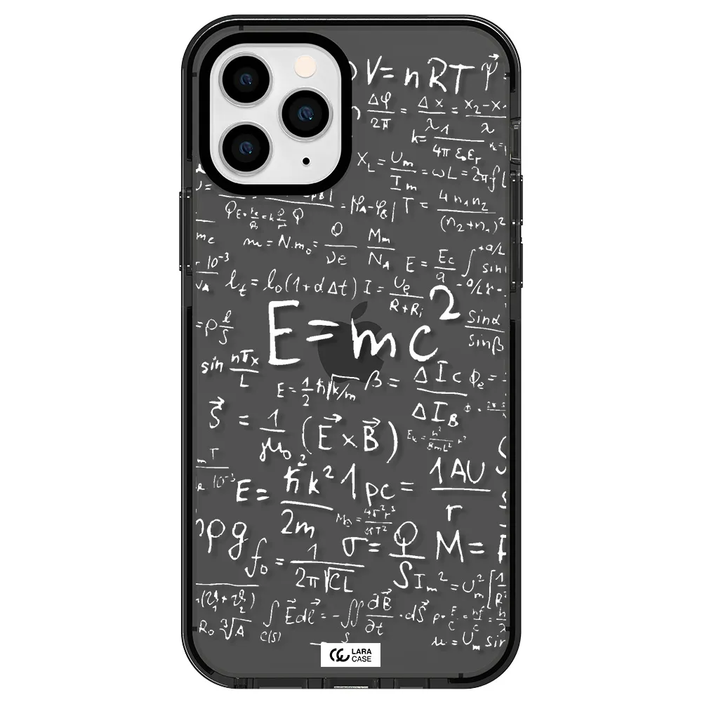 Physics Blackboard Apple iPhone 11 pro impact Smoke Black Case