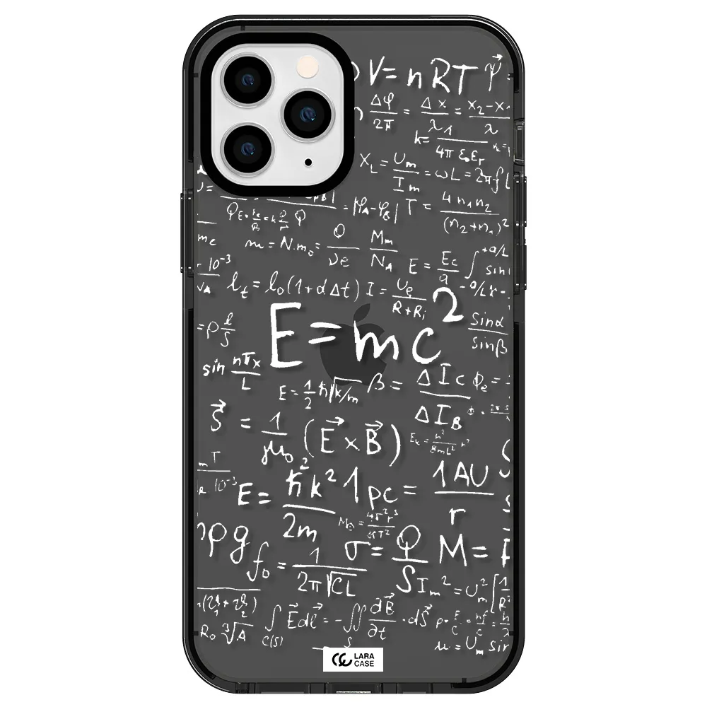 Physics Blackboard Apple iPhone 11 pro max impact Smoke Black Case