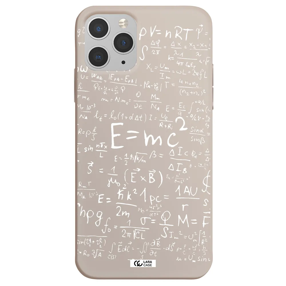 Physics Blackboard Apple iPhone 11 pro Silicone Stone Case