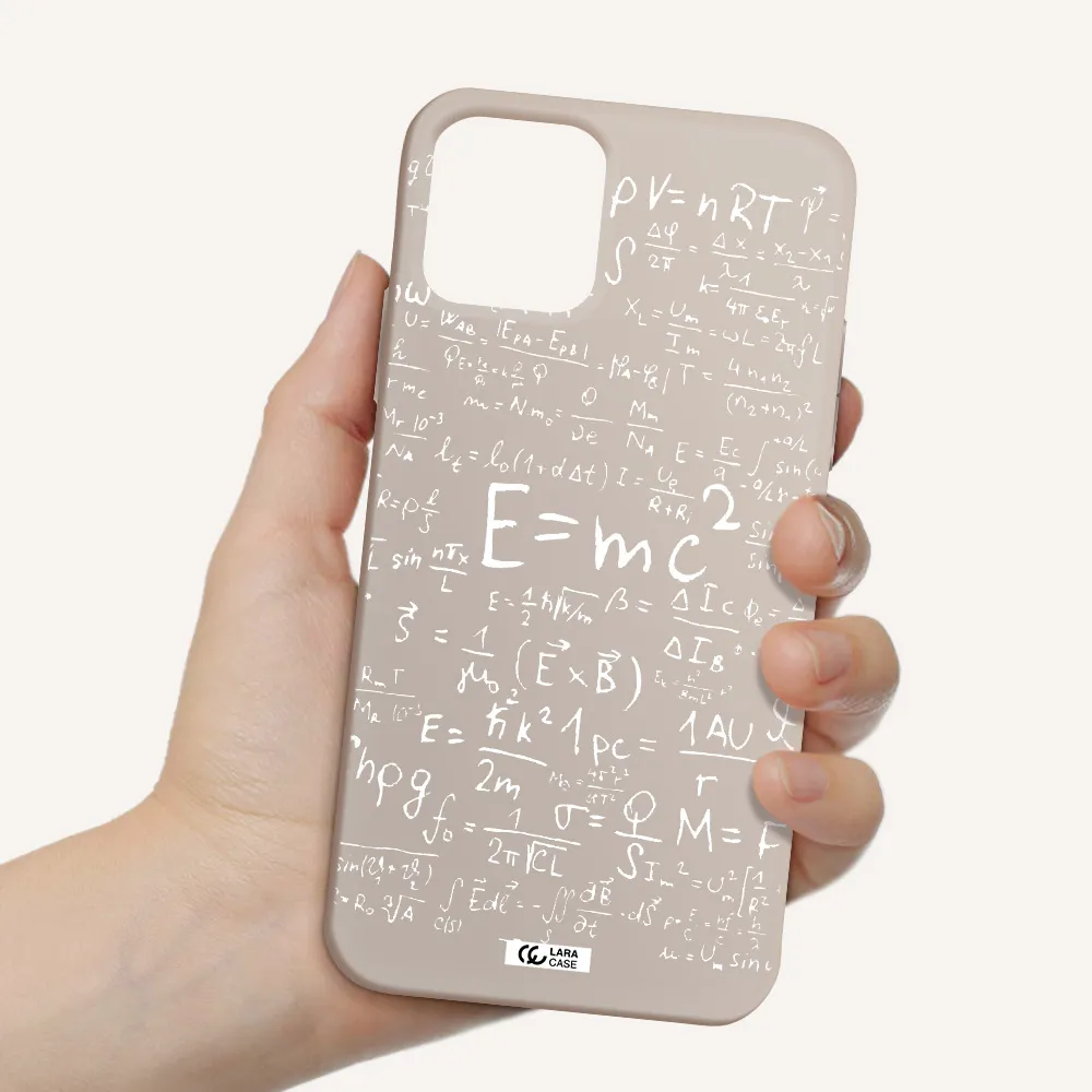 Physics Blackboard Apple iPhone 11 pro Silicone Stone Case