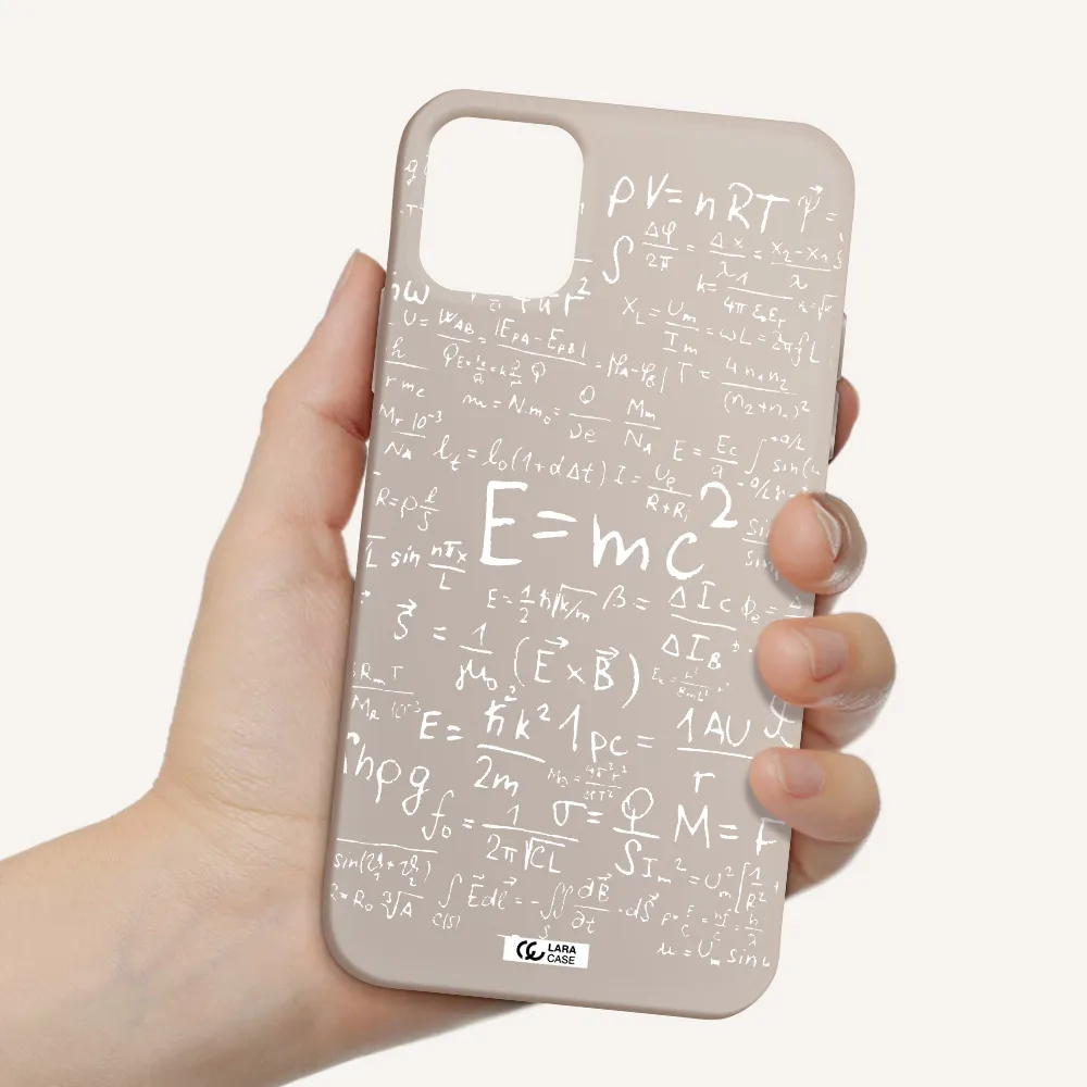 Physics Blackboard Apple iPhone 11 Silicone Stone Case