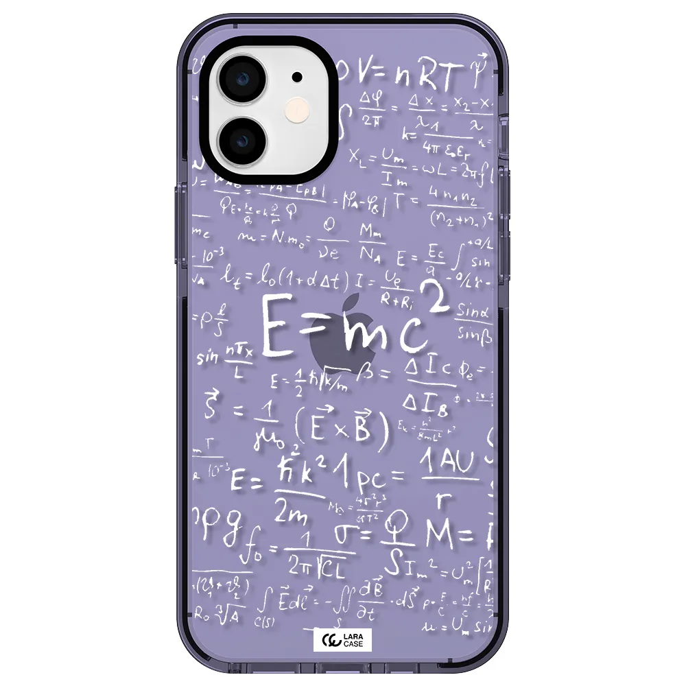 Physics Blackboard Apple iPhone 12 impact Lilac Case