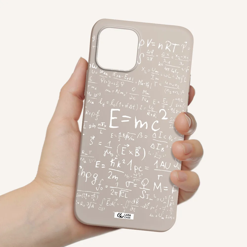Physics Blackboard Apple iPhone 12 mini Silicone Stone Case