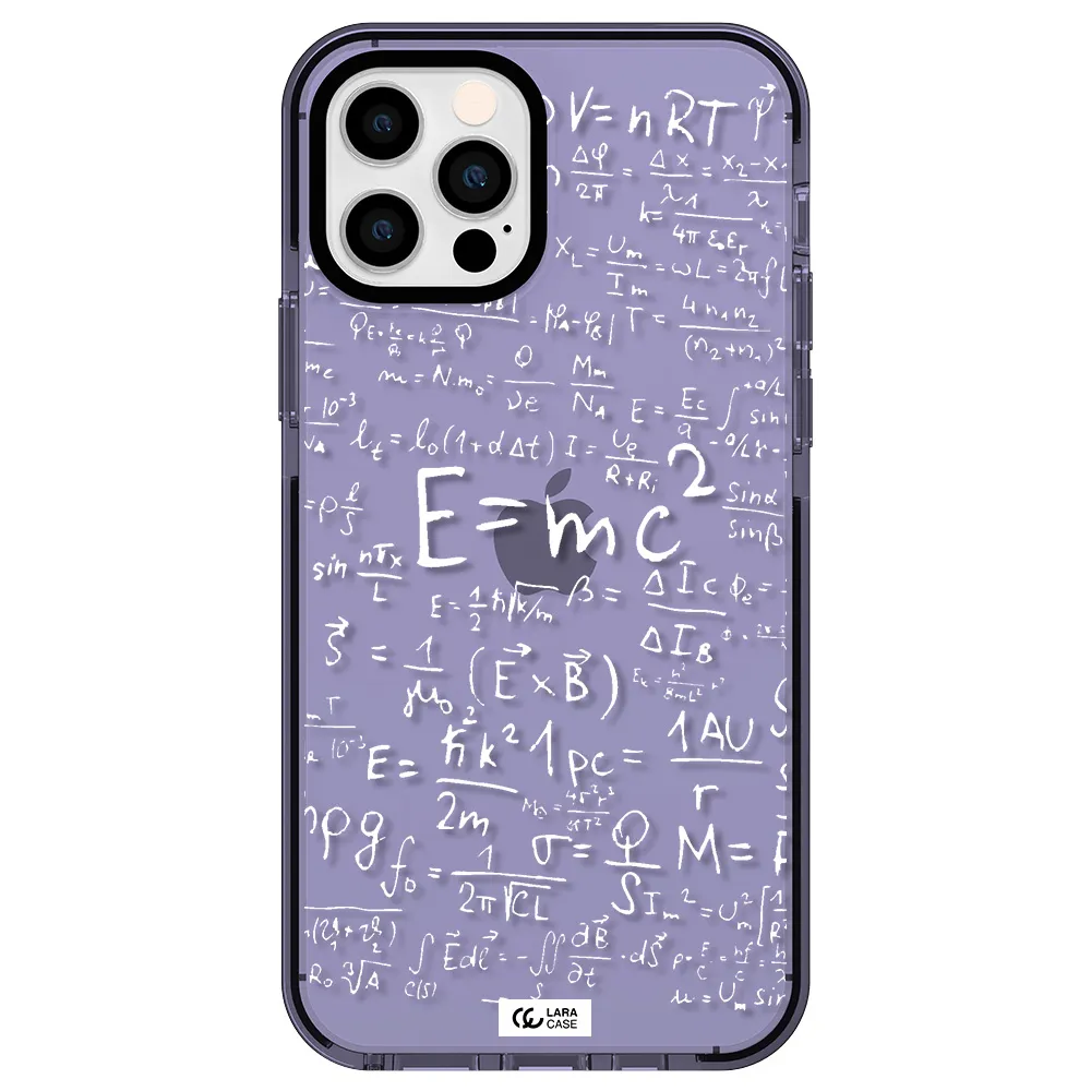 Physics Blackboard Apple iPhone 12 pro impact Lilac Case