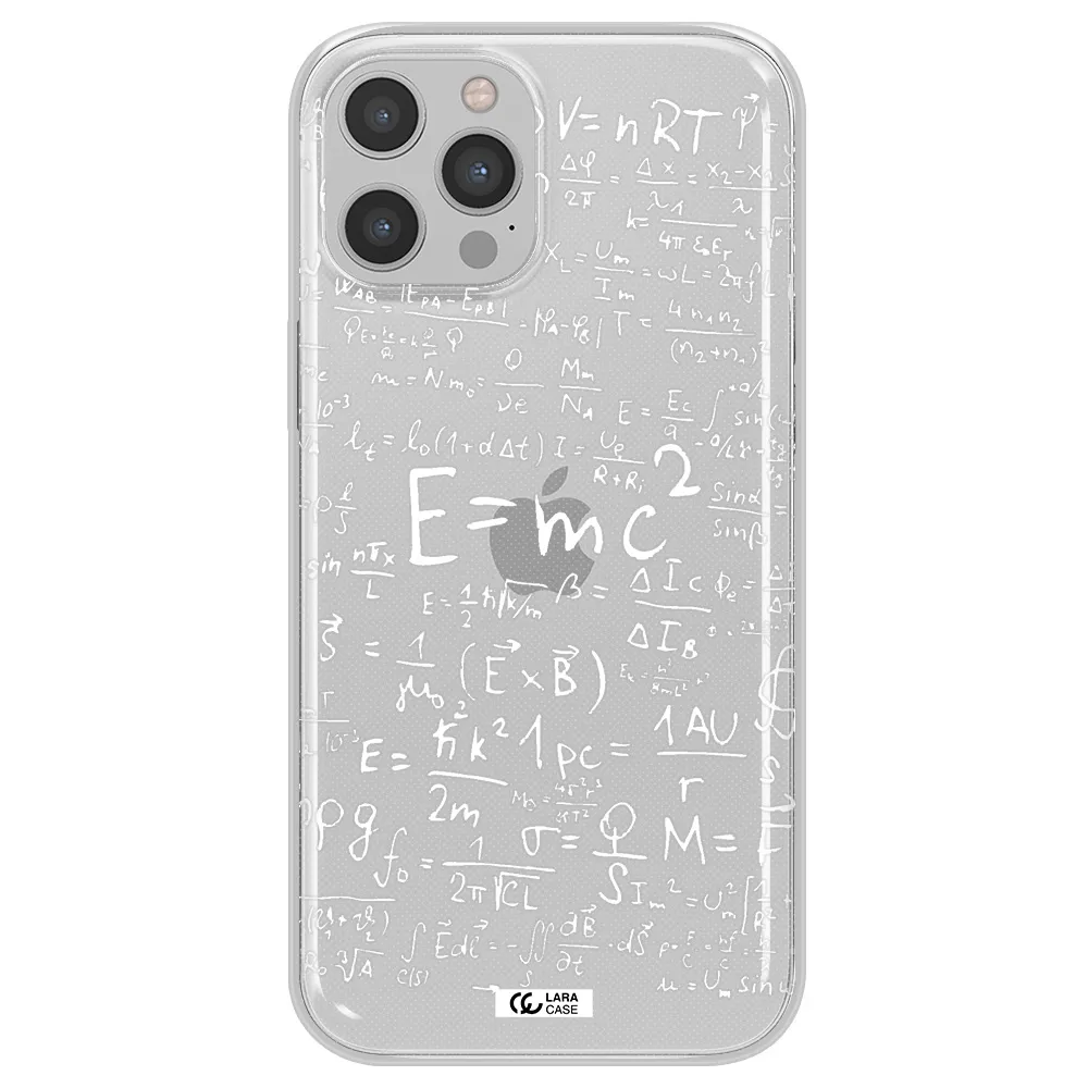 Physics Blackboard Apple iPhone 12 pro max Clear TPU Case