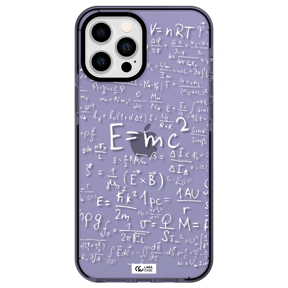 Physics Blackboard Apple iPhone 12 pro max impact Lilac Case