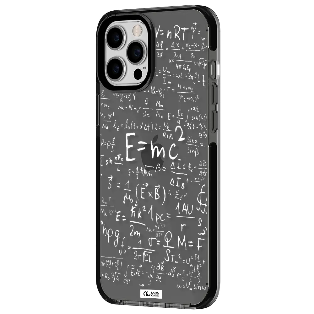 Physics Blackboard Apple iPhone 12 pro max impact Smoke Black Case
