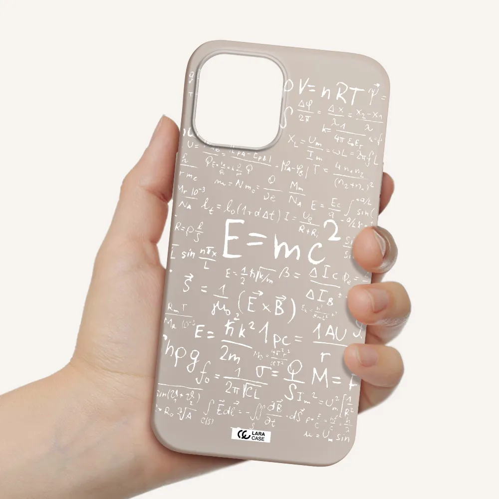 Physics Blackboard Apple iPhone 12 pro max Silicone Stone Case