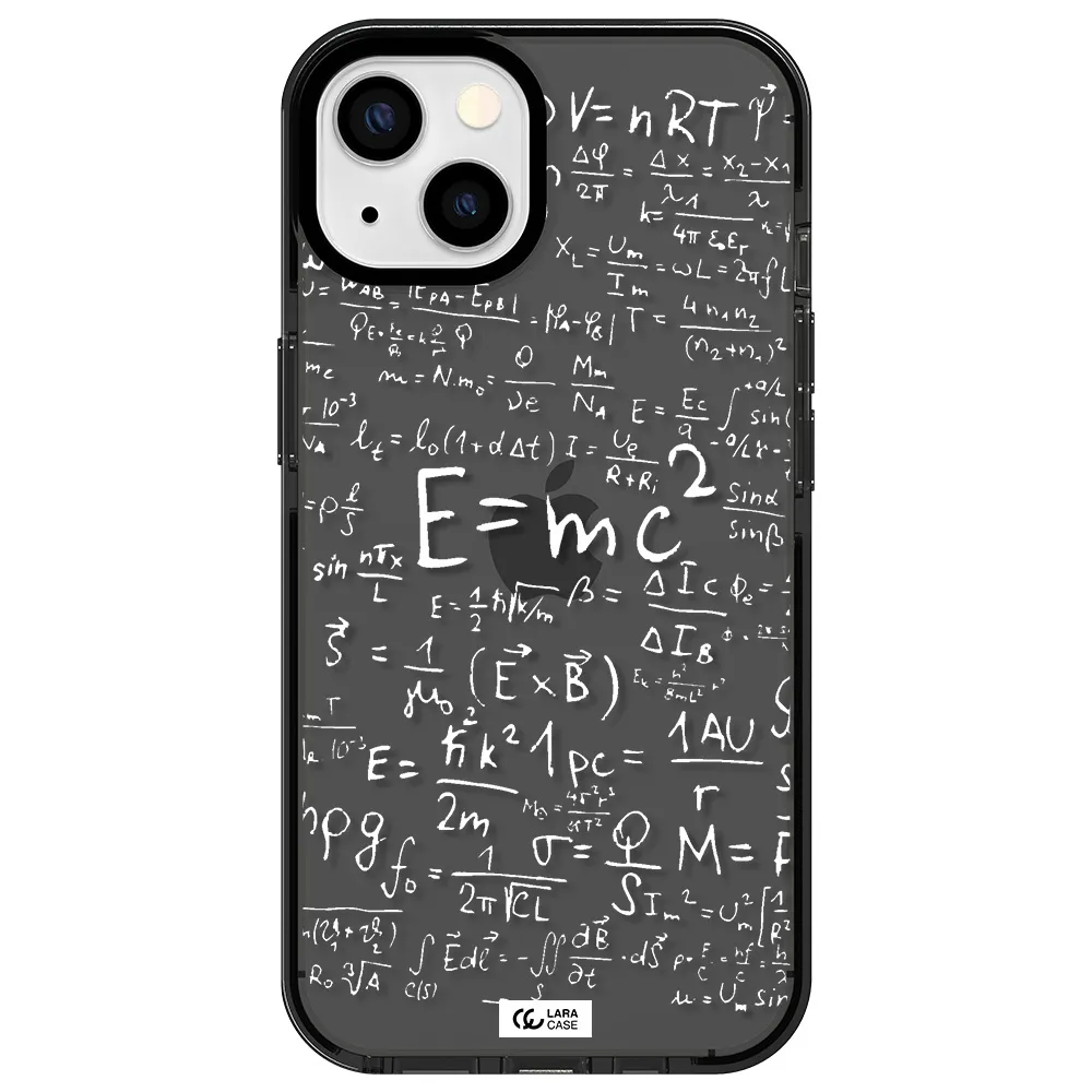 Physics Blackboard Apple iPhone 13 impact Smoke Black Case